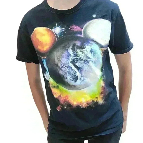 Disney Space Planets Micky Mouse Graphic Tee - Picture 3 of 3